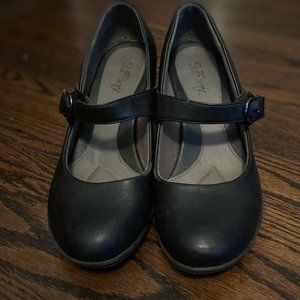 Black Aerosole Mary Janes